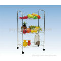 kitchen vegetable storage rack Metal trolley